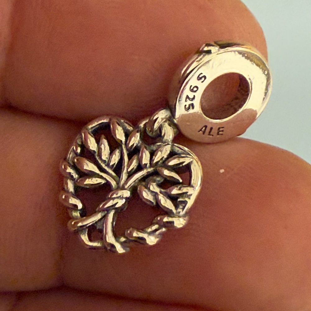 Silver Tree Charm - image 1